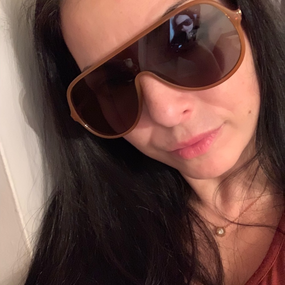 โ๏ธSOLDโ๏ธAuthentic Gucci Shield 99 Acetate/Metal - Picture 5 of 7